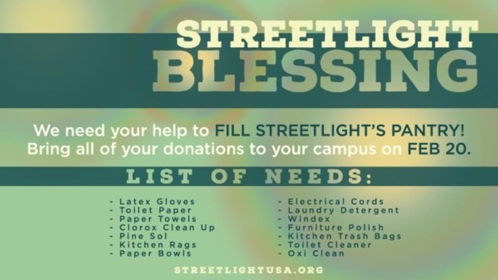 Streetlight Blessing Event